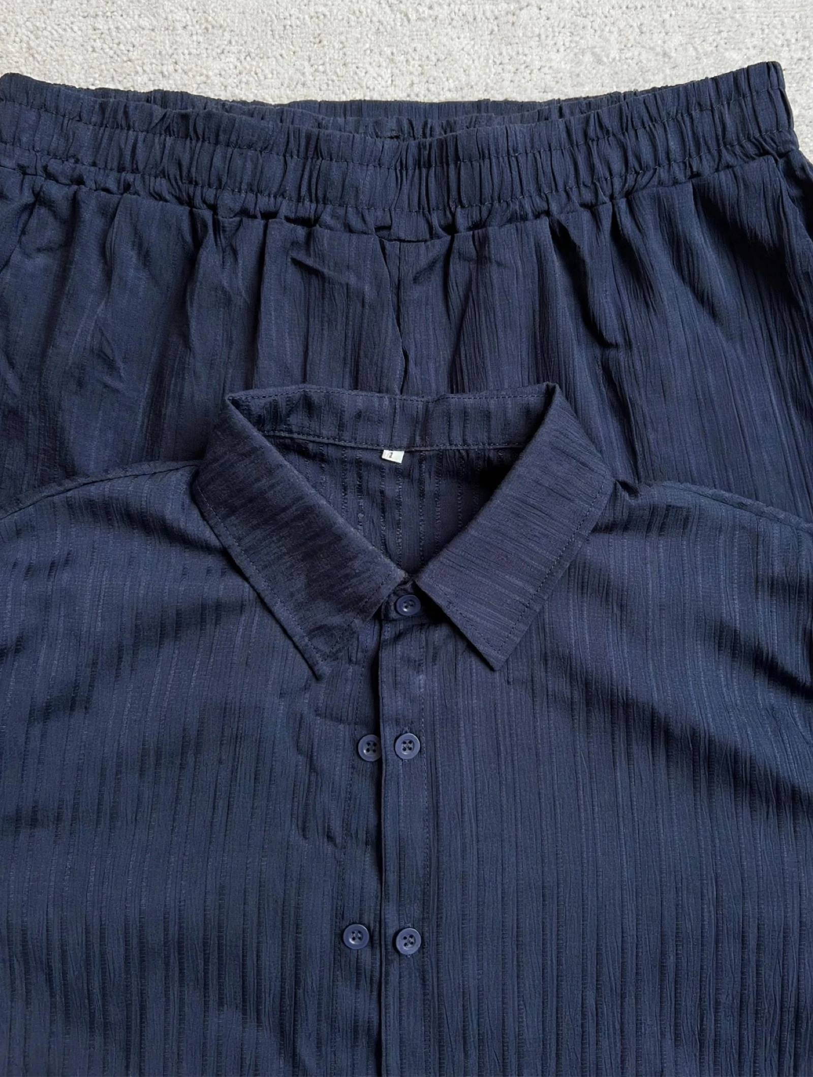 Heren zomerset blauw | shirt + short | maat M/L/XL/XXL  – photo 5